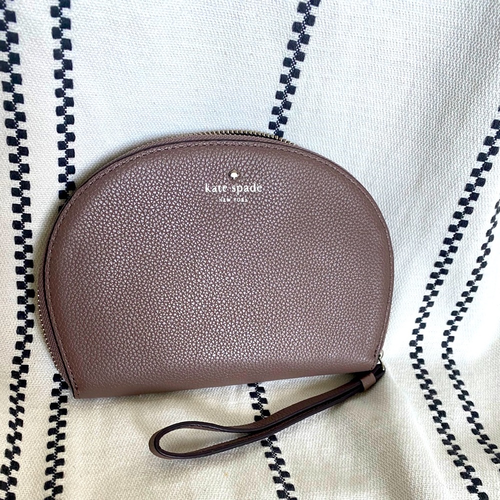 Kate Spade Jackson Half Moon Wristlet - Taupe